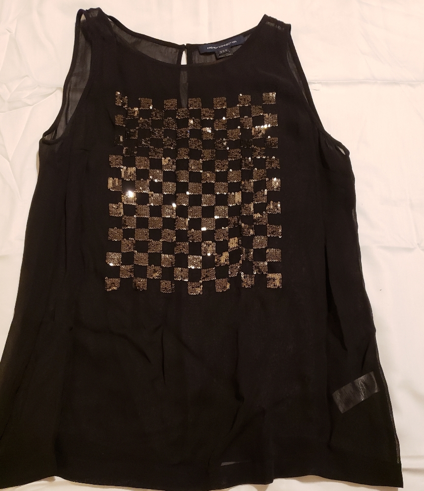French Connection sleeveless blouse